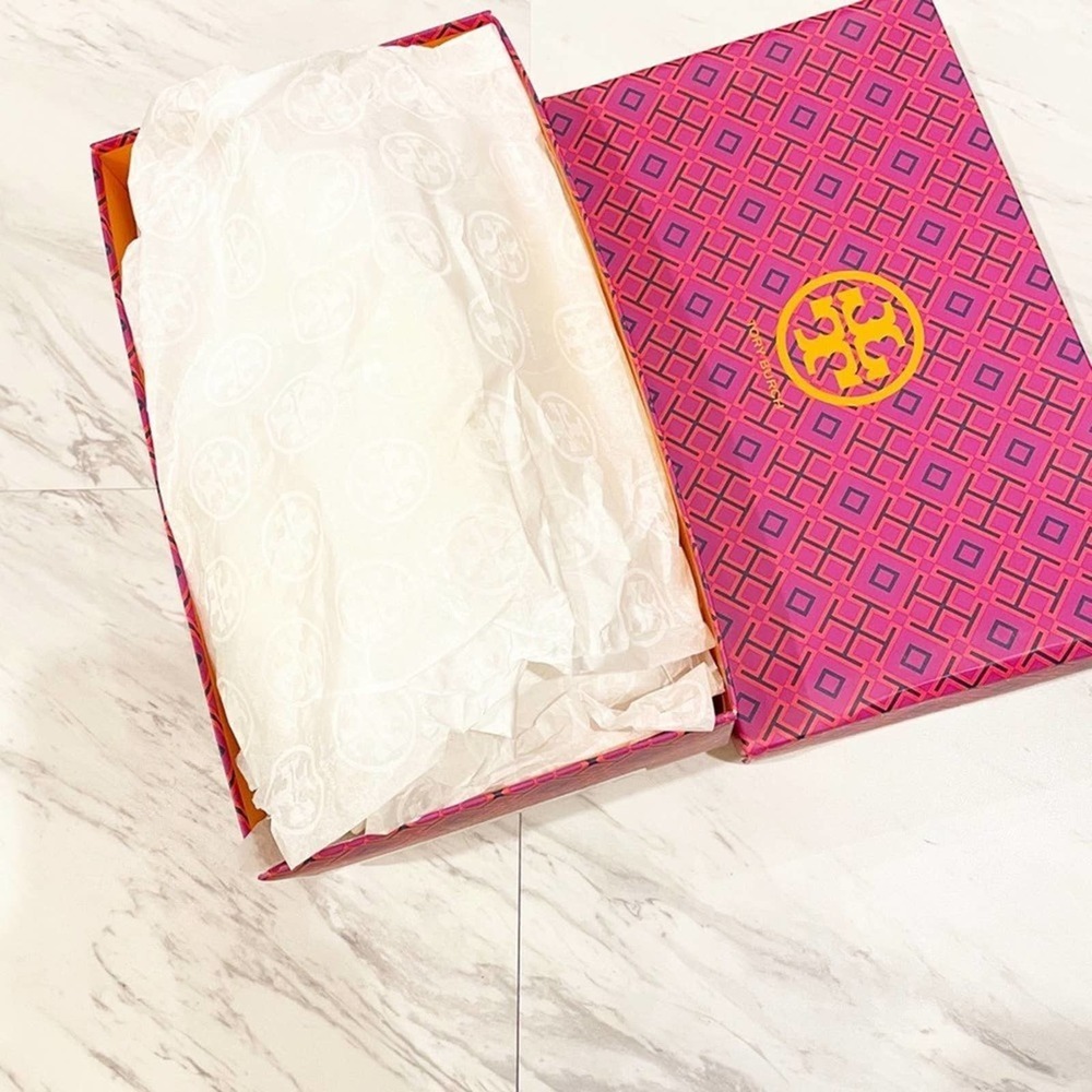 Tory Burch Glenna Pump Lace/Satin Black Size 10.5 - Picture 11 of 15